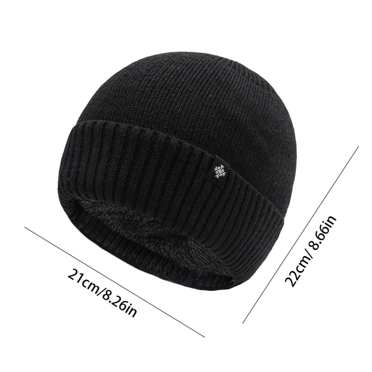 Ribbed Knit Beanie Hat with Brim Stretchable Soft Acrylic Winter C.C Criss Cross Ponytail Messy Buns Knit Stretchy Beanie  main image 2