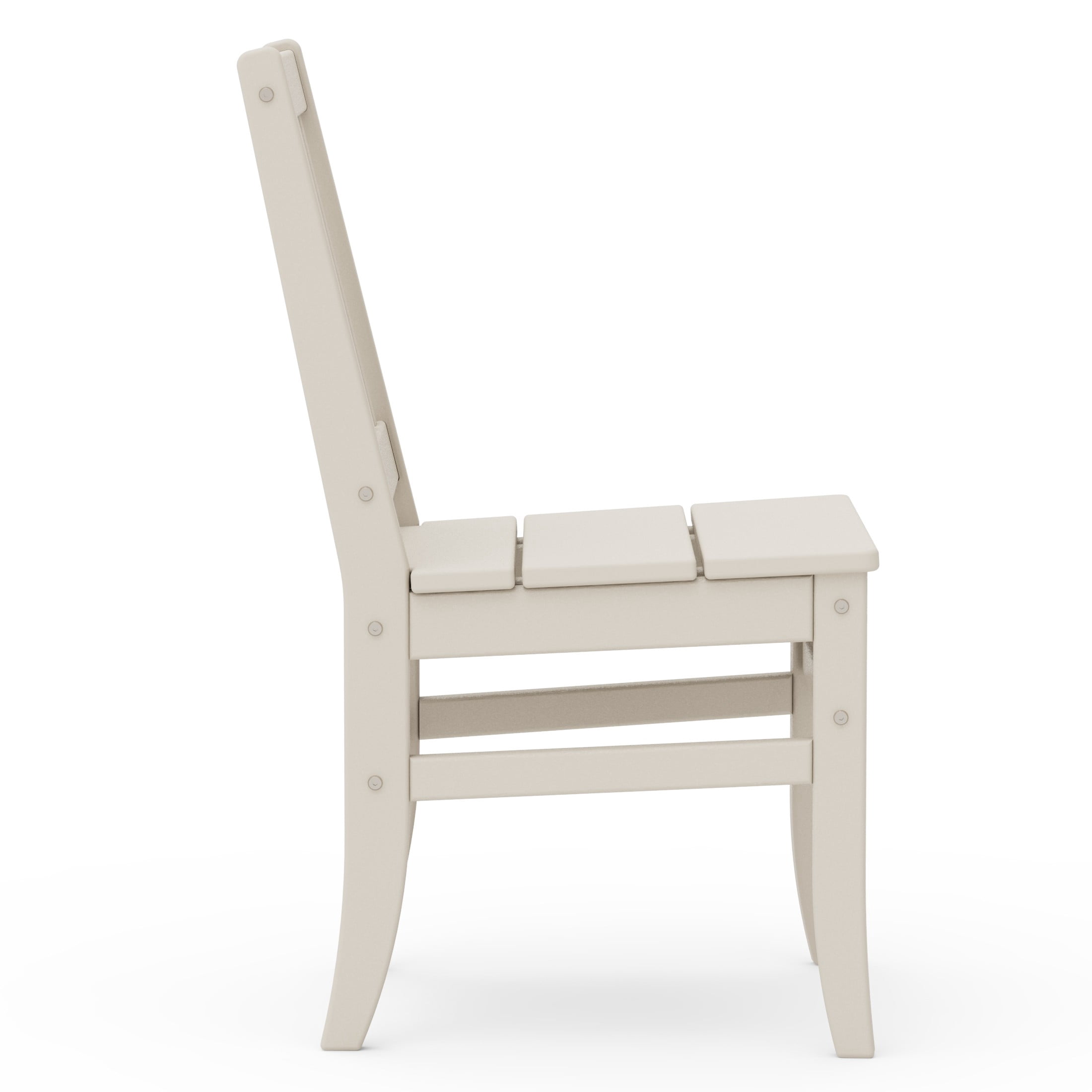 Better Homes & Gardens by POLYWOOD Southlake Outdoor Dining Side Chair (2 Chairs), All-Weather HDPE, Patio Seat, Sand