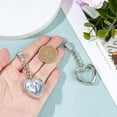 thumbnail image 3 of 2PCS Heart Locket Keychains Photo Charm Keychains Rhinestone Glass Locket Keychain Photo Keyring Couple Key Chain Memory Locket Keychain DIY Key Cains Gift for Valentine 9.7cm Clear, 3 of 6