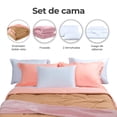thumbnail image 2 of Set de Cama King Size Spring Air Edredón Salmon-Khaki, 2 of 6