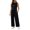 Black-n1La, variant on Women 2 Piece Matching Sets Ladies Sleeveless Crop Top Trousers Set Womens Summer Casual Loungewear Outfit L2 Orange