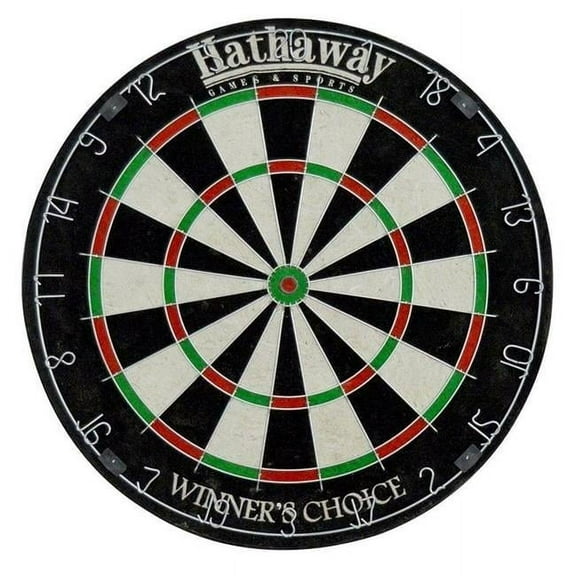 Carmelli  18 in. Winners Choice Sisal Fiber Bristle Dartboard