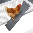 thumbnail image 3 of Backyard 2-Tier Wooden Chicken Coop with 4 Nesting Boxes for 6 Hens, Gray and White, 3 of 8
