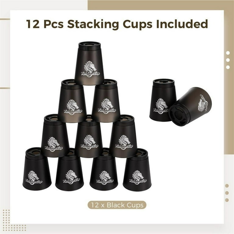 NOGIS Stack Cups, 12pcs Sports Stacking Cup Set Classic