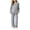 Gray, variant on Cethrio Girls Pajama Sets Long Sleeve, Breathable Spring Fall 2 Piece Casual Girls' Sleepwear Pink Size 10-12