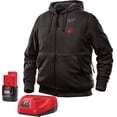 thumbnail image 1 of Sudadera con capucha con calefacción Milwaukee M12 12 V, iones de litio con batería grande, 1 of 8