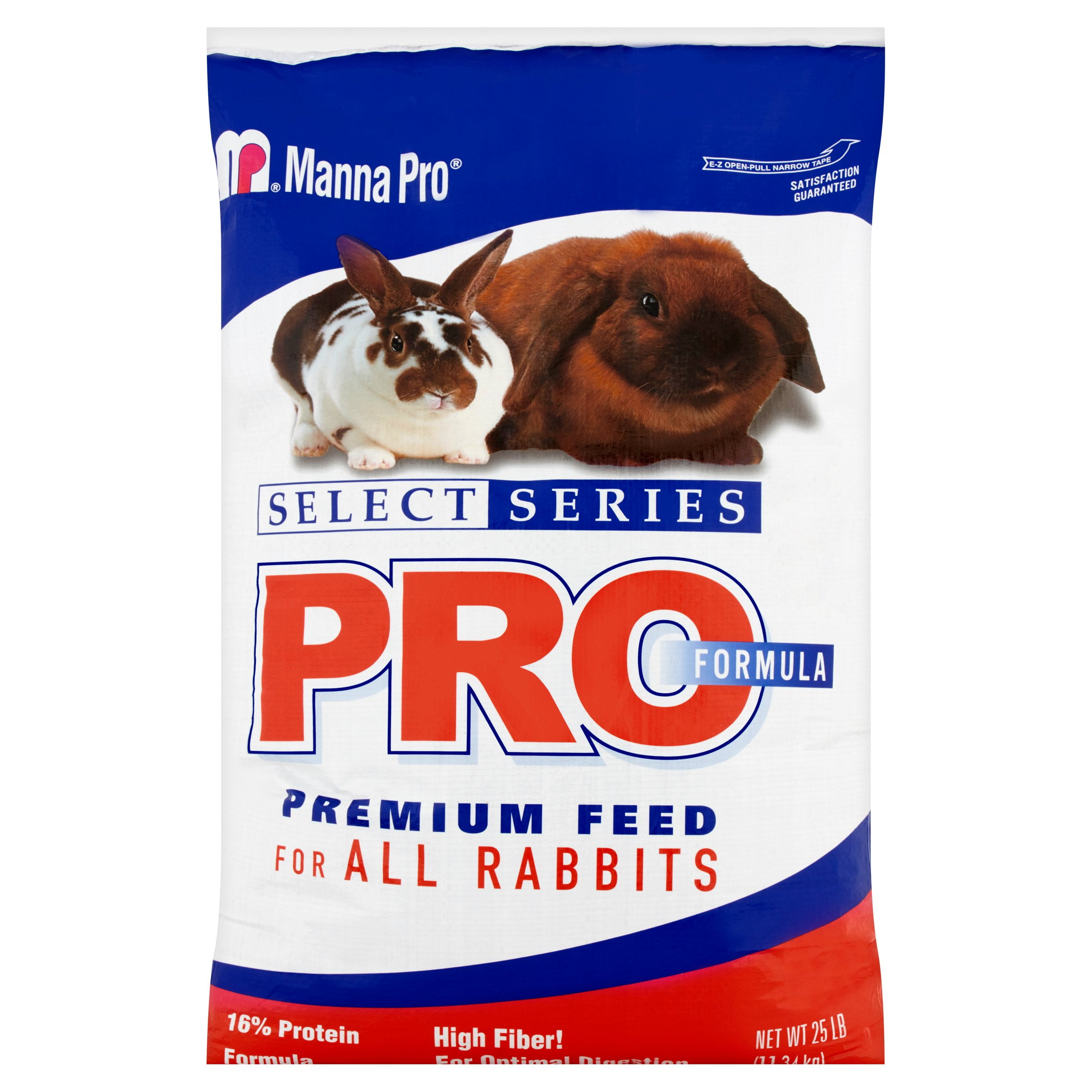 Manna Pro Feed For Rabbits, 25 Lb