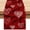 Style 2, variant on chaungfeng Valentine's Day Love Heart Table Runner, Valentine Red Table Runner with Heart Pattern, for Mother's Day Wedding Anniversary Holiday Decoration 13x72 Inches