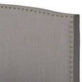 thumbnail image 4 of Baxton Studio Morgan Queen Size Grey Upholstered Panel Bed, 4 of 10