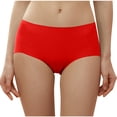 thumbnail image 2 of AherBiu Women Seamless Underwear No Show High Waisted Everyday Briefs Breathable Soft Stretch Ladies Panties, 2 of 4