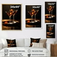 thumbnail image 4 of Designart "Bronze Soiree Sidecar I" Cocktails Canvas Art Print, 4 of 7