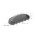 thumbnail image 2 of TEHAUX Light Grey Plastic Fridge Replacement Handle with Ergonomic Contours for Cold Storage Doors, 2 of 8
