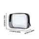 thumbnail image 3 of Bolsa de maquillaje, neceser, neceser grande para mujer, transparente, de gran capacidad, para viaje, neceser de plástico con cremallera., 3 of 3