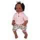 thumbnail image 1 of Muñecas De Bebé De Piel Negra, Muñecas Infantiles Durmientes De Pelo Rizado Realista De Apariencia Encantadora Y Vívida Para El Hogar Para Niños, 1 of 7
