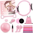 thumbnail image 1 of Kit de Pilates Hoedia de 17 piezas con aro, pelota, bandas y set de yoga, 1 of 9