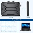 thumbnail image 5 of MOSISO 15-16 inch Laptop Hard Case, 15.6 inch Waterproof Shockproof Computer Bag Compatible with MacBook HP Dell,Artistic Geometric EVA Carrying Sleeve Laptop Case Hard Shell with Handle, 5 of 7