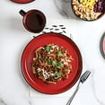 thumbnail image 4 of Stone Lain Stoneware Dinnerware Set, Service For 4, Red and Black, 4 of 5