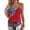 #01 Red, variant on 4th Of July Outfits for Women Patriotic Print Spaghetti Strap Sleeveless Square Neck Vest Celebration Lightweight Summer Daily Wear Tees,XL,#01 Sky Blue