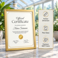 Healthy Document Frame 8.5x11 Document Certificate Frames For Wall And Tabletop Display 8.5 By ...