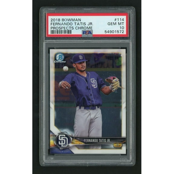 2018 Bowman Chrome Prospect Fernando Tatis Jr. #BCP114 PSA 10