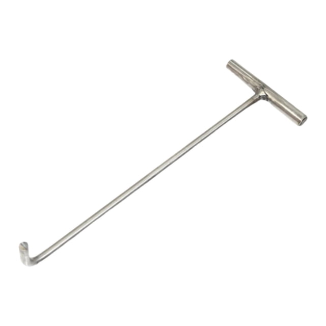 Luzkey Crochet de Levage pour Porte de Trou d'Homme, Couvercle de Drain, Crochet Rigide pour Outil, Couvercles de Trou d'Homme à Levage, Couvercle Lourd, Crochet en Forme de T, Outil Utilitaire S