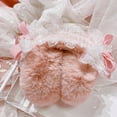 thumbnail image 5 of GENEMA Lolita Earmuffs Bows Ear Muffs Lace Princess Ear Muffs Purple Pink Bows, 5 of 19