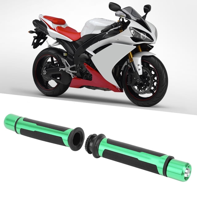 2pcs AntiSlip CNC Moto Poignée de Guidon Couverture, Durable et Résistant à l'Usure, Installation Facile, Match Parfait pour Guidon de 22mm, Conçu pour la Modification de Moto