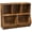 Rustic Brown, variant on HOOBRO Kids Bookshelf Bookcase Footboard Children's Toy Storage Cabinet Playroom Hallway WT32CW01
