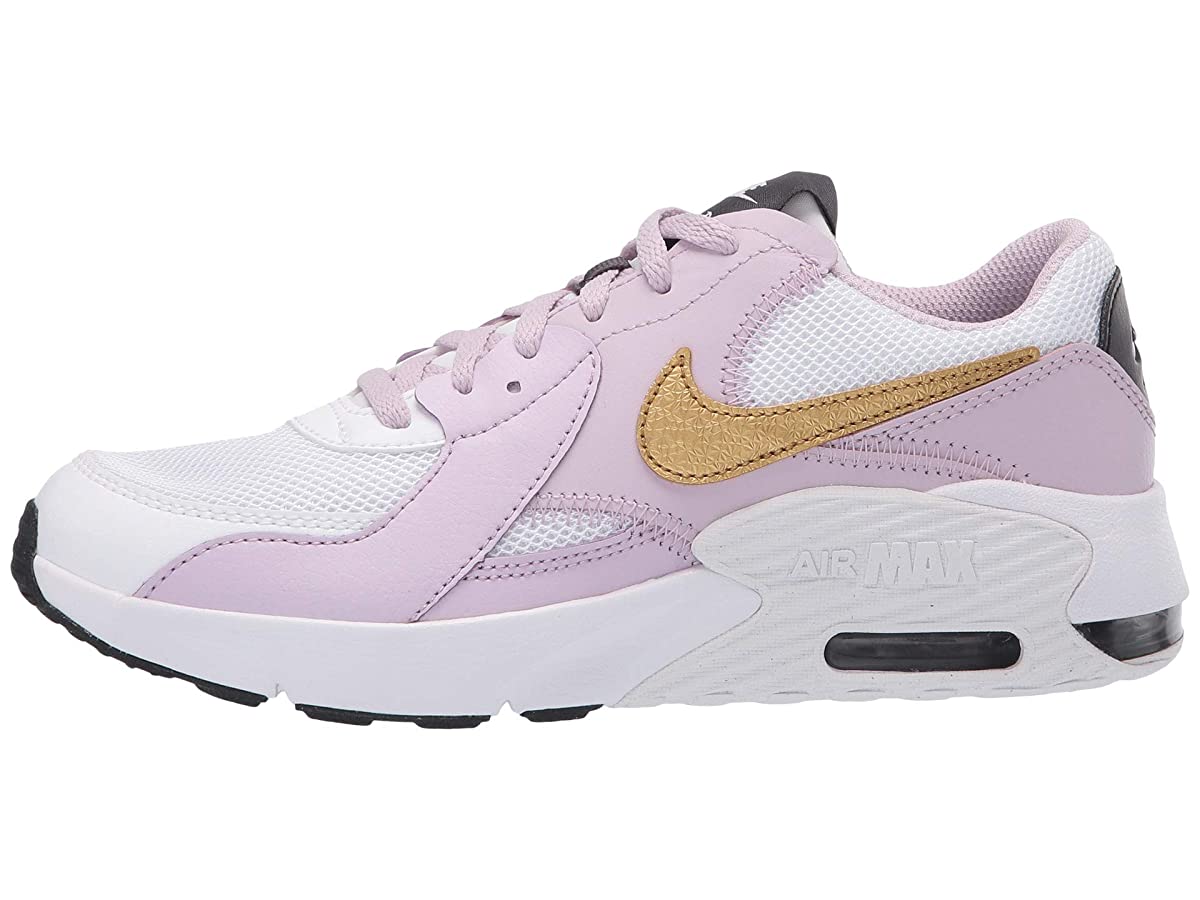 Nike Girls' Big Kids Air Max Excee Casual Shoes (White/Metalic Gold/Iced Lilac, Numeric_4_Point_5) - image 2 of 5