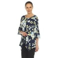 thumbnail image 2 of White Mark Women's Floral Blanche Tunic Top, 2 of 5