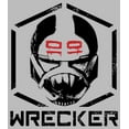 thumbnail image 2 of Girl's Star Wars: The Bad Batch Wrecker  Graphic Tee Athletic Heather Large, 2 of 5