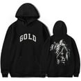 thumbnail image 2 of 2hollis Merch Gold Logo Hoodies Women Men Long sleeve Fashion Casual Hooded Sweatshirts, 2 of 5