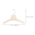 thumbnail image 2 of PENIKOKO 2Ud Anchas Para Ropa Con Soporte Antideslizante Para Abrigos Y Blazers Beige, 2 of 8