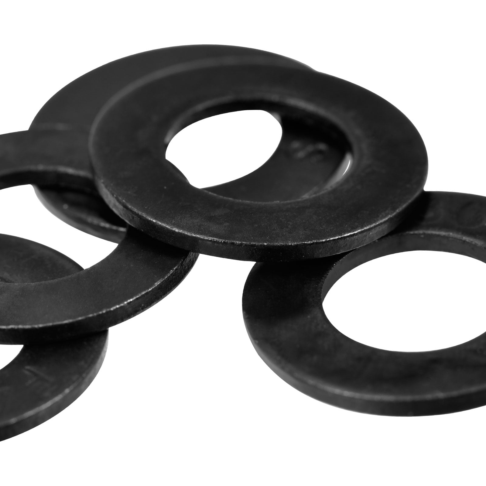 Unique Bargains Flat Washer Made of Alloy Steel with Black Oxide Finish 7/16" 50Pcs