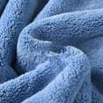 thumbnail image 5 of Women's Spaghetti Strap Sleeveless Terry Bath Dress High Absorbent Dual Side Pockets for Bathroom Shower Indoor Lounging Blue Free Size, 5 of 6