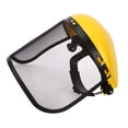 thumbnail image 2 of Mesh Face Shield, Bright Yellow Chainsaw Helmet  for Landscaping, 2 of 8