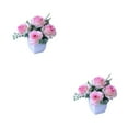 thumbnail image 2 of Transemion Wide Application Artificial Plant For Various Settings Low Maintenance Pink 2Set, 2 of 6