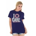 thumbnail image 4 of Funny Big Donut Pink Frosting Pun Plus Size Crewneck Graphic Tee Shirt Brisco Brands 4X, 4 of 4
