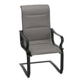 thumbnail image 2 of COSCO Outdoor Living SmartConnect Patio Padded Motion Chairs, Gray Frame, Gray Beige Fabric, 2-Pack, 2 of 7