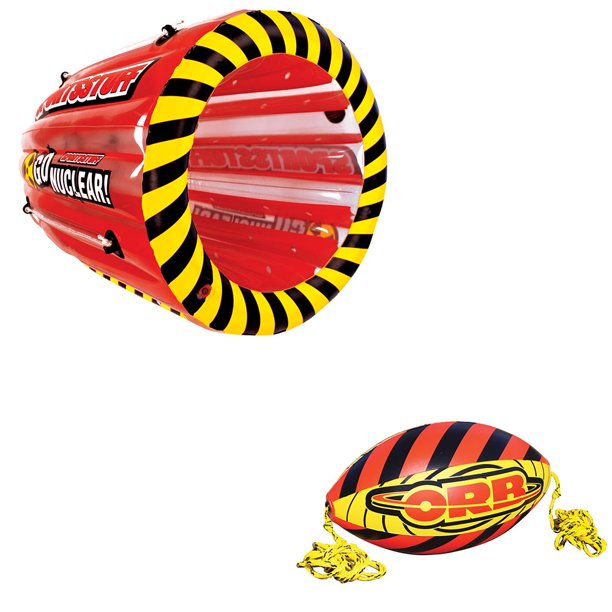 Sportsstuff Gyro Tumbling Towable Boat Tube with Orb 60Foot Towable