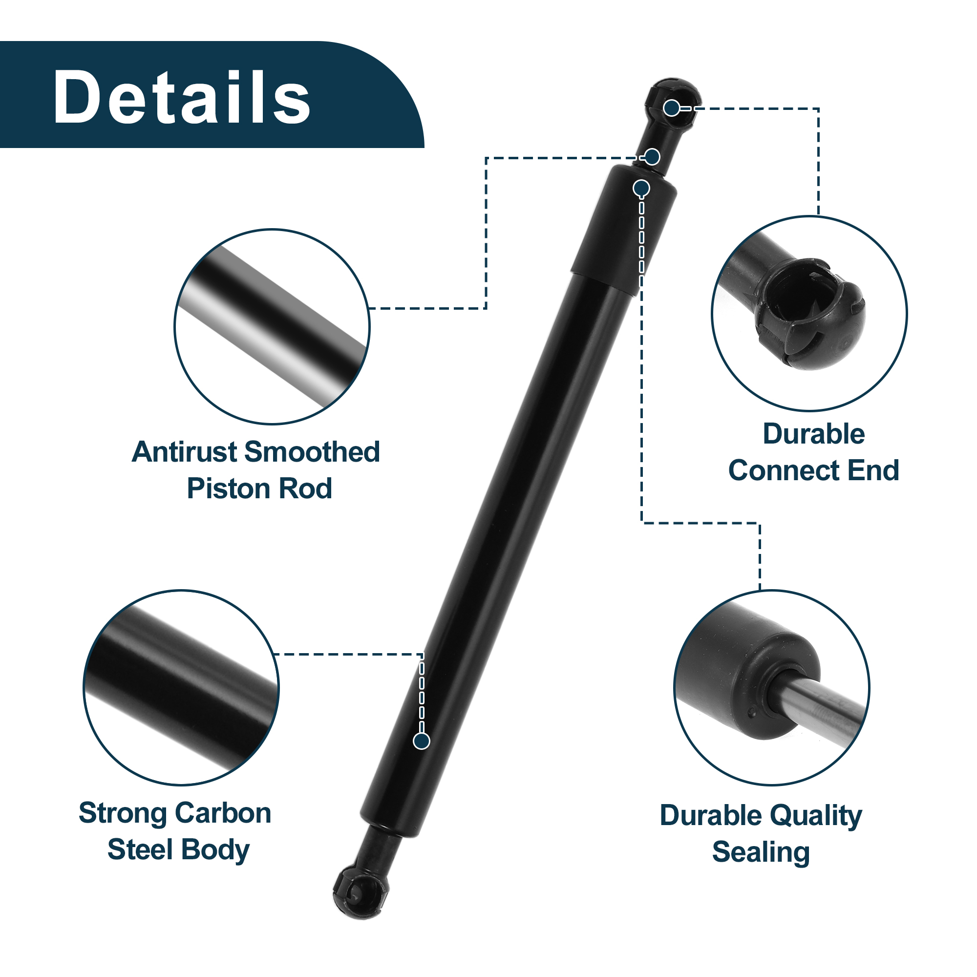 Unique Bargains Tailgate Assist for Dodge 1500/2500/3500 2002-2008 Lift Support Strut