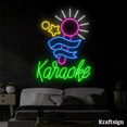thumbnail image 4 of Craftnamesign Karaoke Neon Sign, Karaoke LED Sign, Karaoke Wall Art Decor, 4 of 4