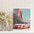thumbnail image 2 of Nissan Skyline Sports Car Canvas Wall Art, Abstract Modern Auto Home Decor, 2 of 8