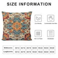 thumbnail image 5 of PHYHOO Boho Pillow Covers, Ethnic Carpet Throw Pillow Covers Outdoor Farmhouse Decorative Blue Pillowcase for Couch Home Sofa Living Room, 5 of 5