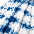 thumbnail image 5 of Lovzfmll Women's Sundress, V-Neck Sleeveless with Spaghetti Straps & Print & Low Back, Bohemian Maxi Dress Blue, M, 5 of 7