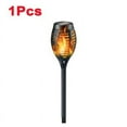 thumbnail image 3 of 1/2/4/6/8/10pcs Solar Flame Torch Lights Flickering Light Waterproof Garden Decoration Outdoor Lawn Path Yard Patio Floor Lamps, 3x3x20.6in, 3 of 5