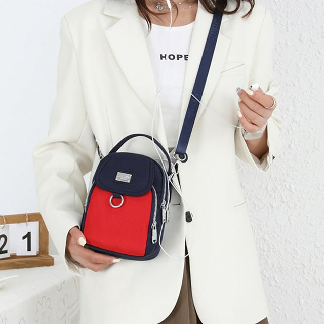 Sac Bandoulière Mode Sac pour Téléphone Portable Simple Sangle Réglable pour le Travail