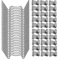 thumbnail image 1 of For 100pcs Greenhouse Accessories Repair Kit, Glass W Clamps, Z Overlap Clips for Greenhouse - Comprehensive 100pcs Greenhouse Repair Kit with Glass C, 1 of 5