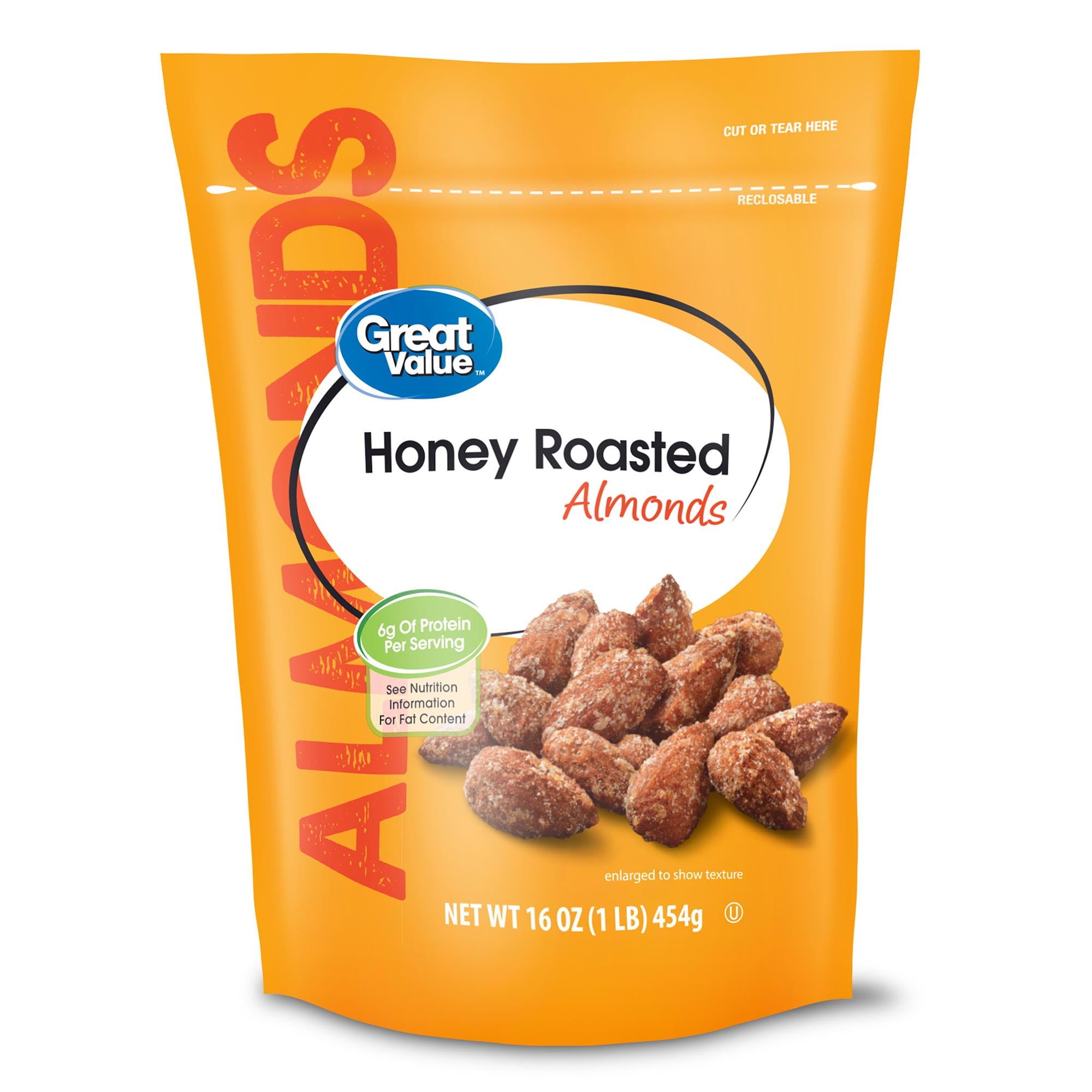 fresh gourmet honey roasted sliced almonds