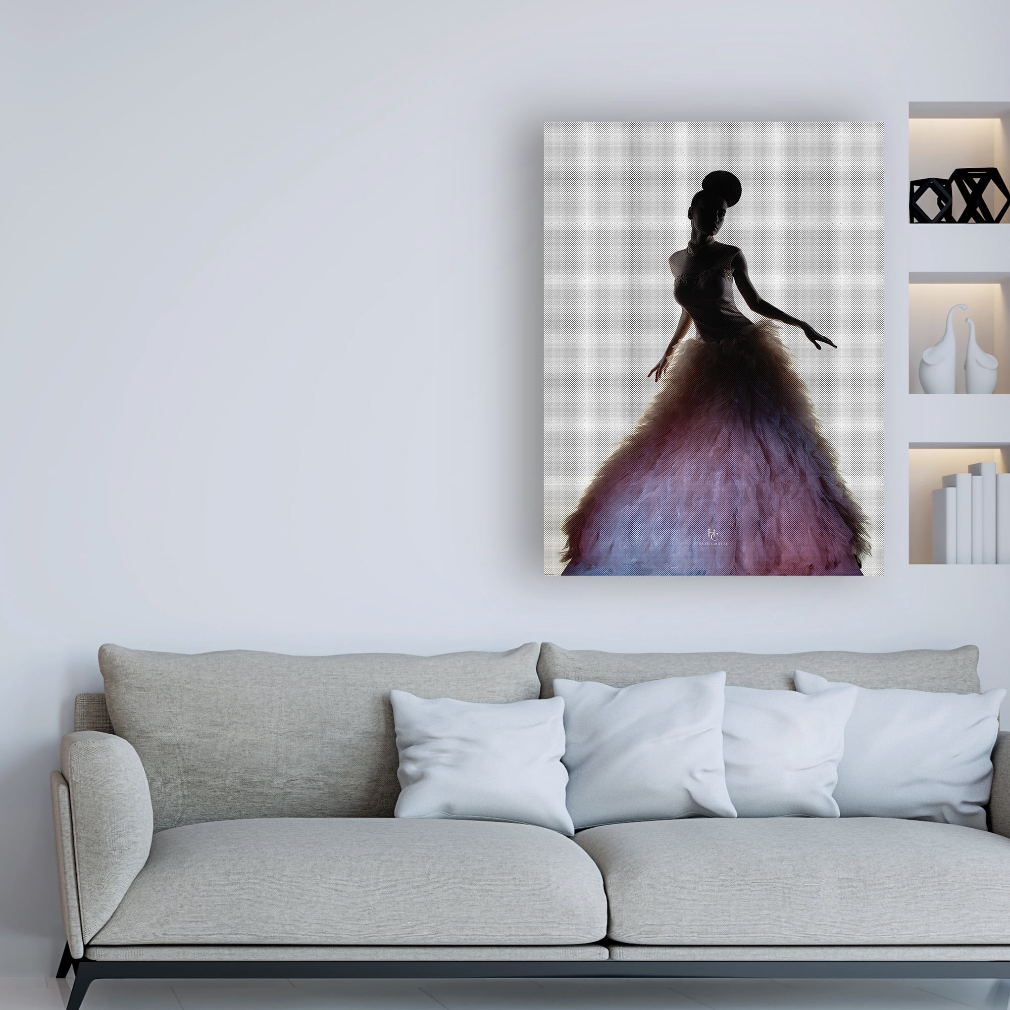Trademark Fine Art 'Purmingo' Canvas Art by Incado
